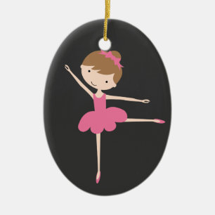 Ornement de Noël Ballerina personnalisé