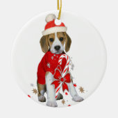Ornement de Noël beagle (Devant)