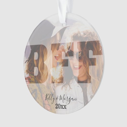 Ornement de Noël BFF (devant)