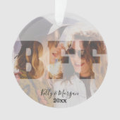 Ornement de Noël BFF (devant)