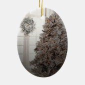 Ornement de Noël blanc (Dos)