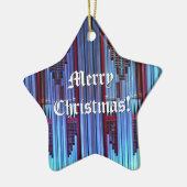 Ornement de Noël bleu (Gauche)