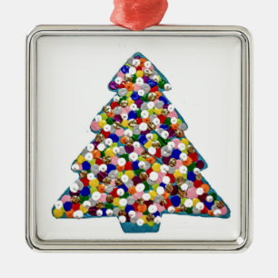Ornement de Noël bleu