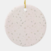 Ornement de Noël Blush Céleste (Dos)