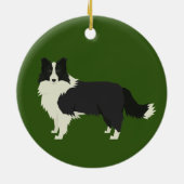 Ornement de Noël Border Collie (Dos)