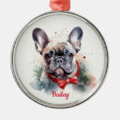 Ornement de Noël Bouledogue Français Frenchie (Devant)