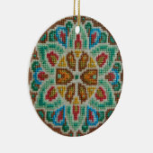 Ornement de Noël brodé par main (Droite)