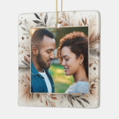 Ornement de Noël Brown Première année Marié Couple (Gauche)