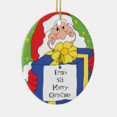 Ornement de Noël "Cadeaux du Père Noël" (Droite)