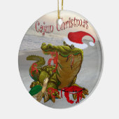 Ornement de Noël cajun de bayou (Gauche)