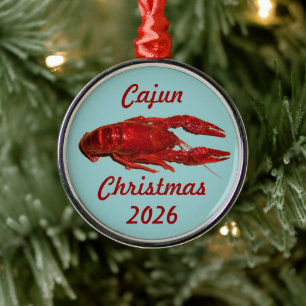 Ornement de Noël cajun écrevisse