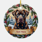 Ornement de Noël Cane Corso (Dos)