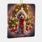 Ornement de Noël Caniche (Droite)