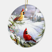 Ornement de Noël - Cardinal (Gauche)