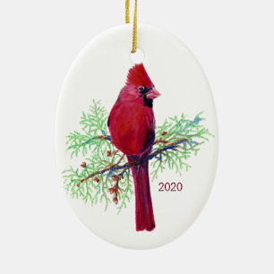 Ornement de Noël cardinal sur mesure