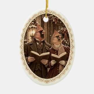 Ornement de Noël Chanteurs de Noël Cardinal Victor