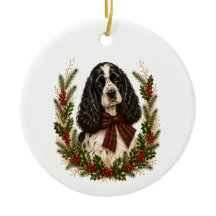 Ornement de Noël Chien de race Cocker Spaniel Part