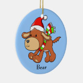 Ornement de Noël Chiot "Ours" (Droite)