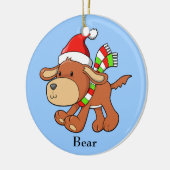 Ornement de Noël Chiot "Ours" (Gauche)