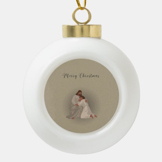 Ornement de Noël chrétien (Devant)