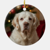 Ornement de Noël Clumber Spaniel (Dos)