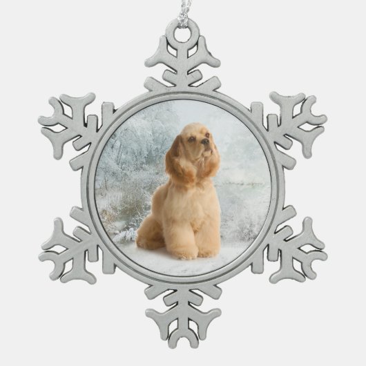 Ornement de Noël Cocker Spaniel (Devant)