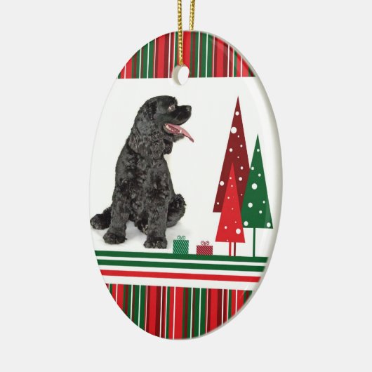 Ornement de Noël Cocker Spaniel (Gauche)