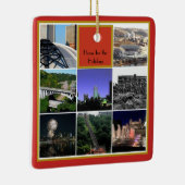 Ornement de Noël - Collage de Pittsburgh - 2 côtés (Droite)