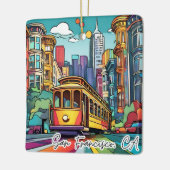 Ornement de Noël collectif - San Francisco CA (Gauche)