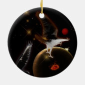 Ornement de Noël corbeau (Dos)