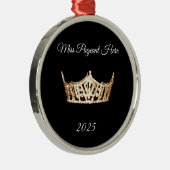 Ornement de Noël Couronne d'Or de style Miss Ameri (Droite)