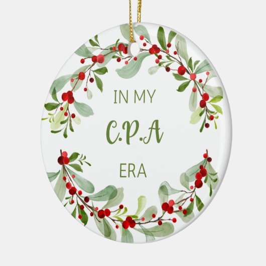 Ornement de Noël CPA (Gauche)