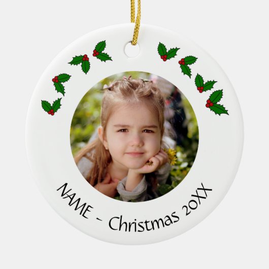 Ornement de Noël customisé (Devant)