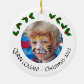 Ornement de Noël customisé (Dos)