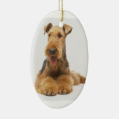 Ornement de Noël d'Airedale Terrier (Droite)