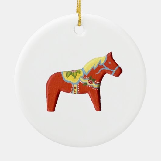 Ornement de Noël Dala Horse (Dos)