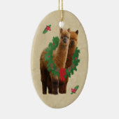 Ornement de Noël d'alpaga (Droite)