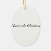 Ornement de Noël d'anaconda (Dos)