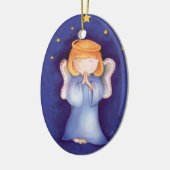 Ornement de Noël d'ange de Girlie (Gauche)