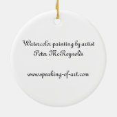 Ornement de Noël dans l'église de la Slovénie (Dos)