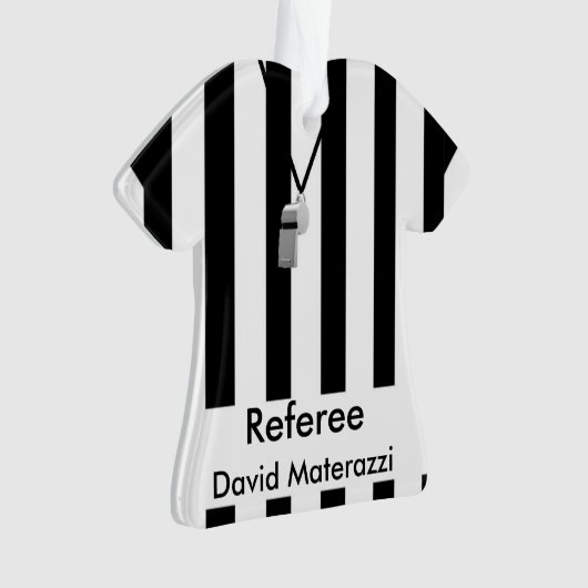 Ornement de Noël d'arbitre (devant)