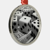 Ornement de Noël d'argent de matrices (Droite)