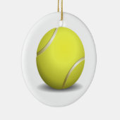 Ornement de Noël de balle de tennis (Droite)