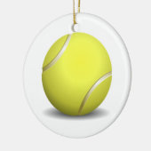 Ornement de Noël de balle de tennis (Gauche)