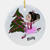Ornement de Noël de ballerine (Dos)
