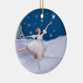 Ornement de Noël de ballerine de la Reine de neige (Droite)