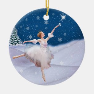 Ornement de Noël de ballerine de la Reine de neige
