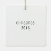 Ornement de Noël de Banff Canada (Dos)