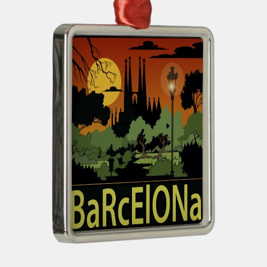 Ornement de Noël de Barcelone (Droite)