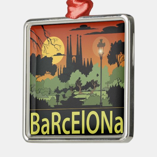 Ornement de Noël de Barcelone (Gauche)